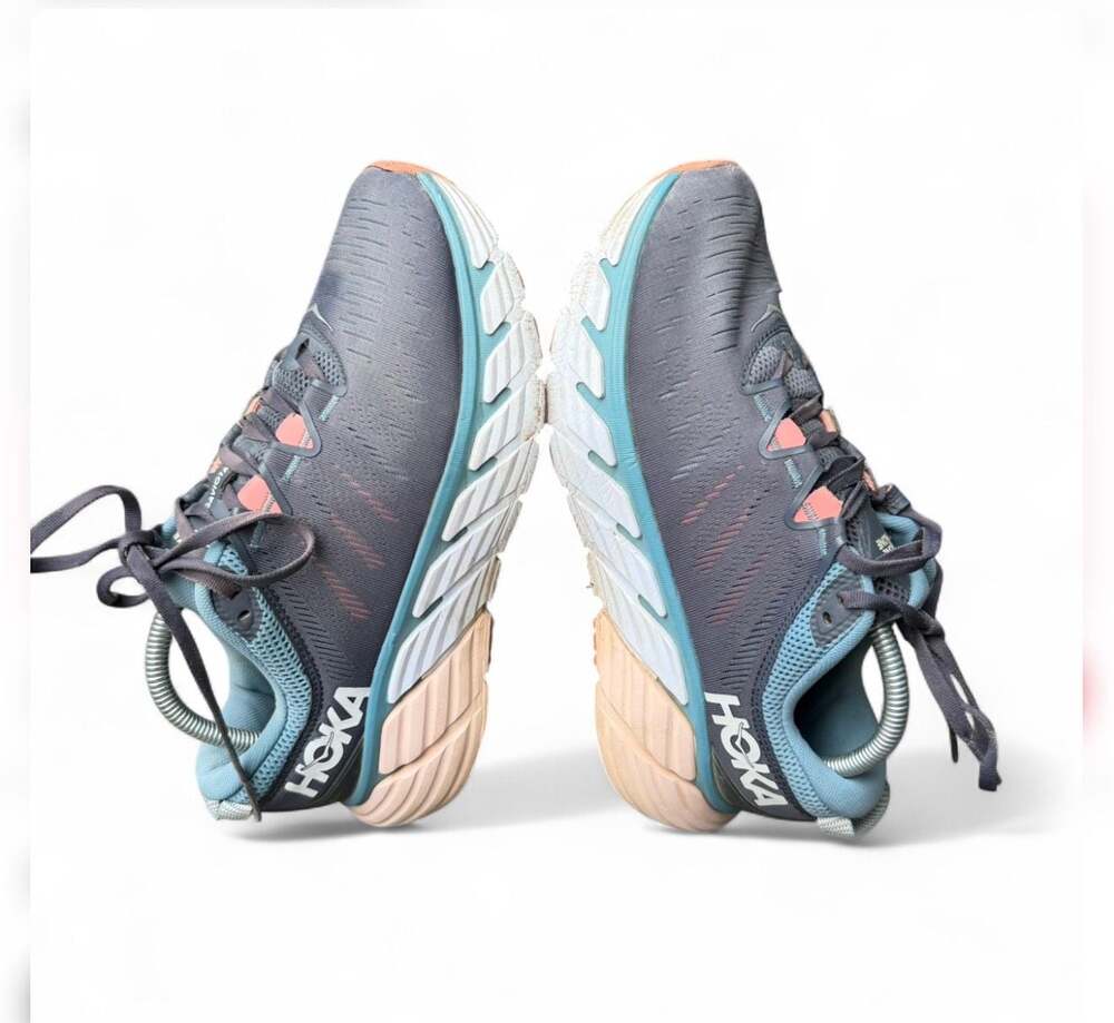 Size 9D Hoka One One Gaviota 3 Women's Running Shoes Ombre Blue / Rosette WIDE - Picture 8 of 8